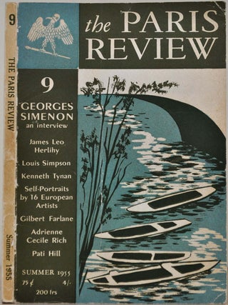 Item #000332 PARIS REVIEW. Vol. 3. No. 9. With a letter, handwritten and signed by James Leo...
