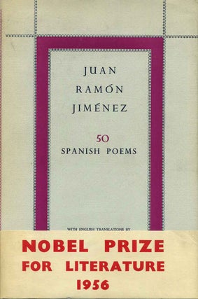 Item #001606 FIFTY SPANISH POEMS. With English Translations by J. B. Trend. Juan Ramon Jimenez