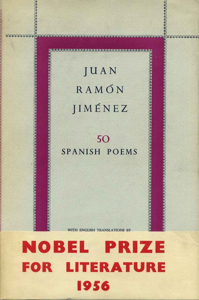 Item #001606 FIFTY SPANISH POEMS. With English Translations by J. B. Trend. Juan Ramon Jimenez.