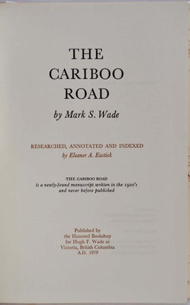 THE CARIBOO ROAD.