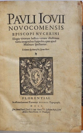 Elogia virorum bellica virtute illustrium veris imaginibus supposita, quae apud Musaeum spectantur