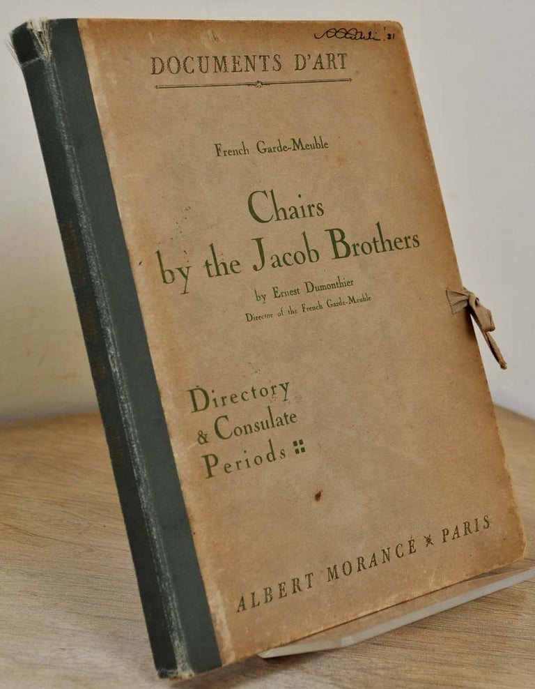 Item #004528 CHAIRS BY THE JACOB BROTHERS. Directory and Consulate Periods. Documents D'Art. French Garde Meuble. Ernest Dumonthier.