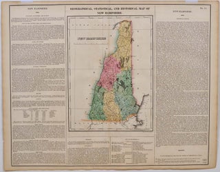 GEOGRAPHICAL, STATISTICAL, AND HISTORICAL MAP OF NEW HAMPSHIRE.
