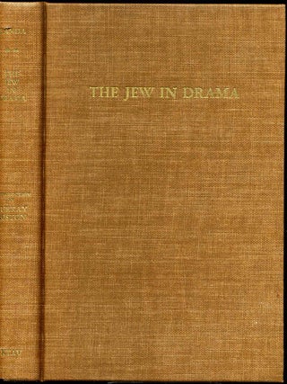 Item #005424 THE JEW IN DRAMA. M. J. Landra