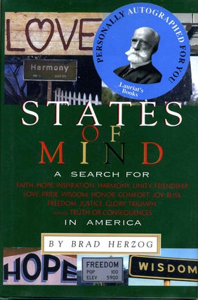 Item #006664 STATES OF MIND. A Search for Faith, Hope, Inspiration, Harmony, Unity, Friendship,...