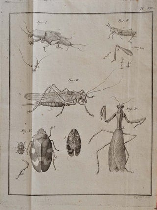 HISTOIRE ABREGEE DE INSECTES QUI SE TROUVENT AUX ENVIRONS DE PARIS; Dans laquelle ces Animaux sont ranges suivant un ordre methodique. Volume one only of two volumes