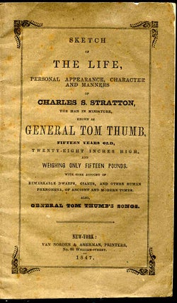 Item #007083 SKETCH OF THE LIFE, PERSONAL APPEARANCE, CHARACTER AND MANNERS OF CHARLES S....