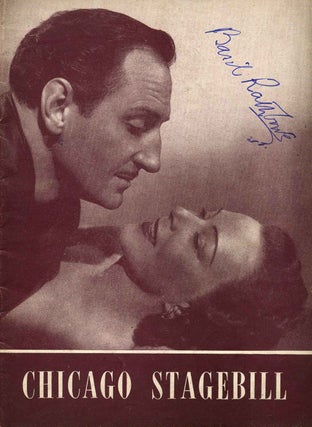 Item #007468 Erlanger Theatre Program for Obsession signed by Basil Rathbone (1892-1967). Basil...
