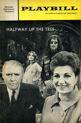 Stagebill (Program) signed by Anthony Quayle (1913-1989), Eileen Herlie (1918-2008), and Hanne Bork for a performance of Peter Ustinov's Comedy "Halfway Up the Tree."