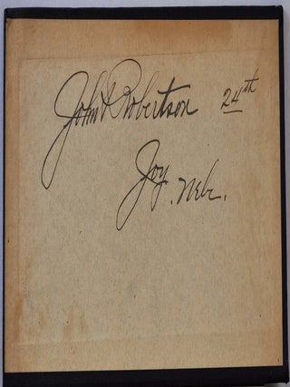 Senate Journal. Thirty-fourth Session. January 15-28, 1915. Signed by Senator Robertson of the 24th District State of Nebraska.