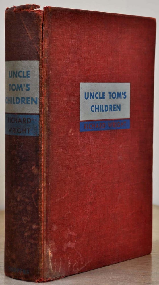 Item #008035 UNCLE TOM'S CHILDREN. With a note handwritten and signed by Richard Wright, dated in the year of publication. Richard Wright.