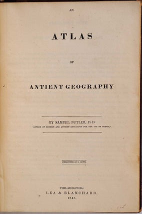 ATLAS OF ANTIENT GEOGRAPHY Ancient.