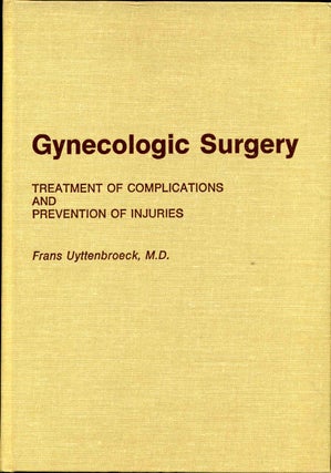 Item #008975 Gynecologic Surgery: Treatment of Complications and Prevention of Injuries. Frans...