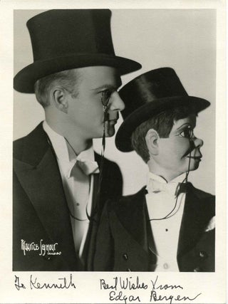 Item #009424 Signed Photograph. Edgar Bergen