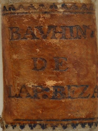 Item #009575 Caspari Bauhini Basileens archiatri & praxeos profess. Ordinar. De lapidis bezaaris...