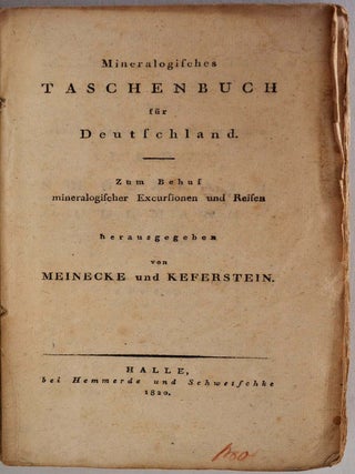 Mineralogisches Taschenbuch fur Deutschland.