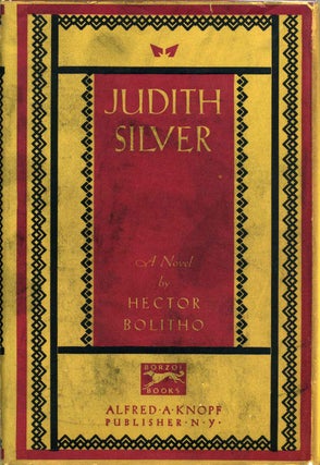 Item #010650 JUDITH SILVER. Hector Bolitho