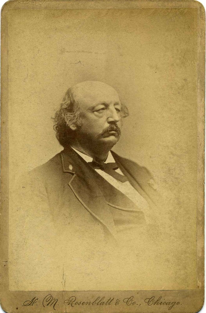 Item #010753 Signature and Portrait of Benjamin F. Butler (1818-1893). Benjamin F. Butler.