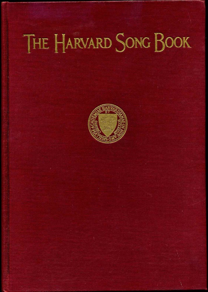 Item #010954 THE HARVARD SONG BOOK. Harvard Glee Club.