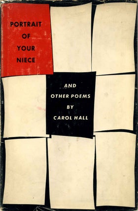Item #011596 PORTRAIT OF YOUR NIECE and Other Poems. Carol Hall