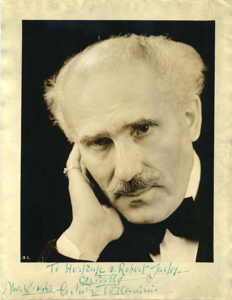 Item #012282 Photograph signed by Arturo Toscanini. Arturo Toscanini.