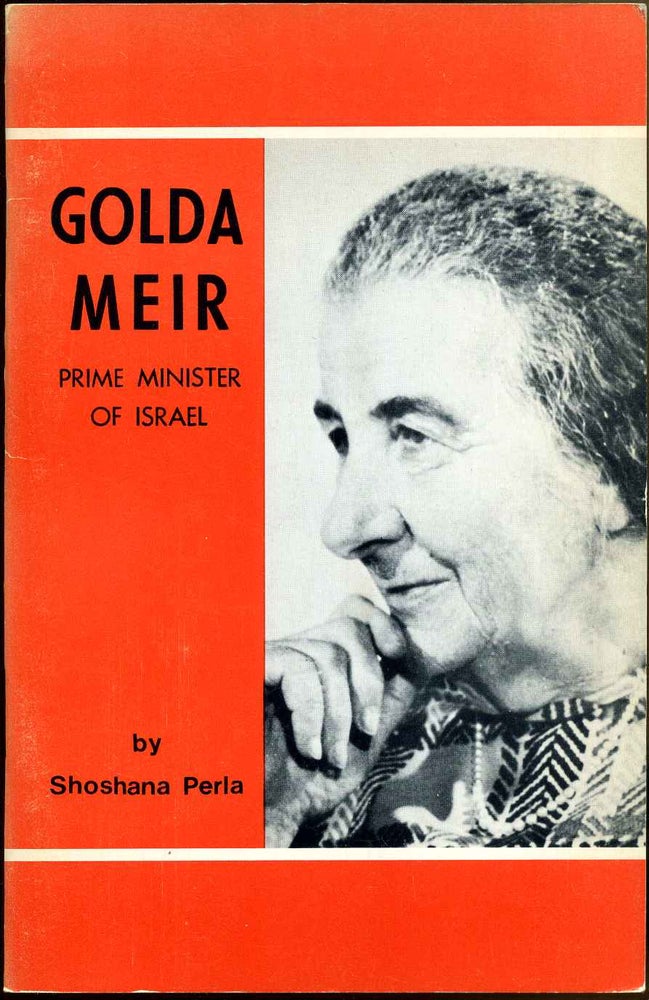 Item #012435 GOLDA MEIR. Prime Minister of Israel. Shoshana Perla.
