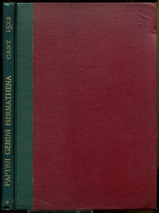 Item #012605 Papyrii Gemini Eleatis Hermathena, Sev De Eloquentiae Victoria. Ad Lectorem Non mihi...