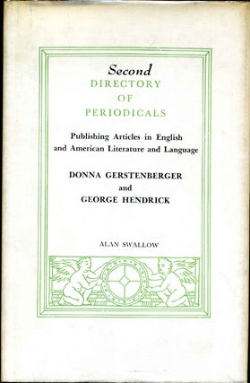 Item #012806 SECOND DIRECTORY OF PERIODICALS. Publishing Articles in English and American...