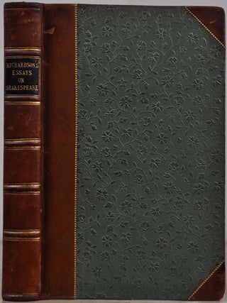 Item #012933 ESSAYS OF SHAKESPEARE'S DRAMATIC CHARACTERS: With an Illustration of Shakespeare's...