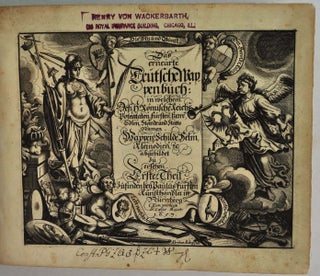 Item #012951 Das erneuerte und Teutsche Wappenbuch in welchem dess H. Romischen Reiches hohe...