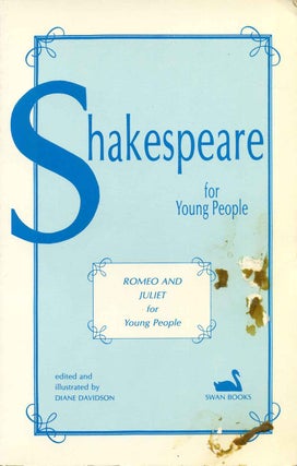 Item #013030 Romeo and Juliet for Young People. Signed by Diane Davidson. William Shakespeare,...