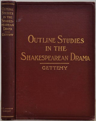 Item #013403 OUTLINE STUDIES IN THE SHAKESPEAREAN DRAMA. With an Index to the Characters in...