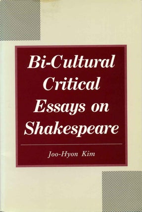 Item #013520 Bi-Cultural Critical Essays on Shakespeare. With a letter handwritten and signed by...