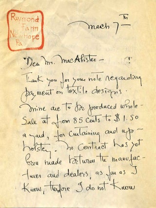ARCHITECTURAL DETAILS. First edition. With a letter, handwritten and signed by Noemi P. Raymond.