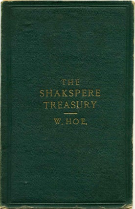 Item #013880 THE SHAKSPERE Shakespeare TREASURY of Subject Quotations, Synonymously Indexed....