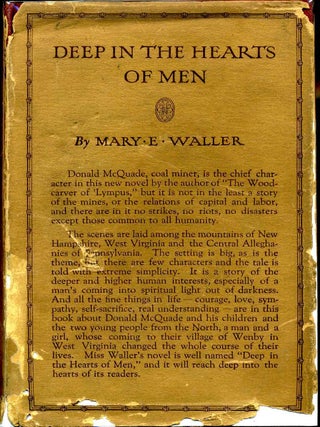 Item #014116 DEEP IN THE HEARTS OF MEN. Mary E. Waller