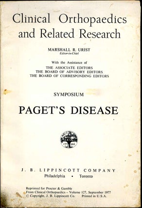 Item #014250 Clinical Orthopaedics and Related Research Number 127 Symposium Paget's Disease....