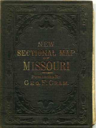 Item #014354 NEW SECTIONAL MAP OF MISSOURI. George F. Cram