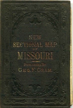 Item #014354 NEW SECTIONAL MAP OF MISSOURI. George F. Cram