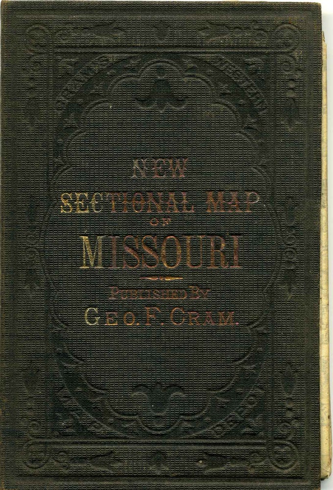 Item #014354 NEW SECTIONAL MAP OF MISSOURI. George F. Cram.