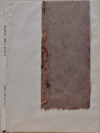 Item #014528 RABBI BEN EZRA. Robert Browning, Darren Breen