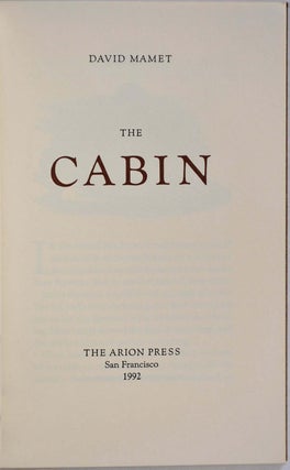 THE CABIN.