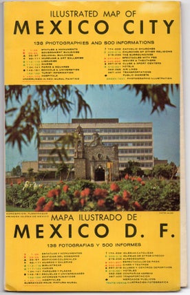 Item #014903 MAPA ILUSTRADO DE MEXICO D. F. Illustrated Map of Mexico City. Ladislao Klein