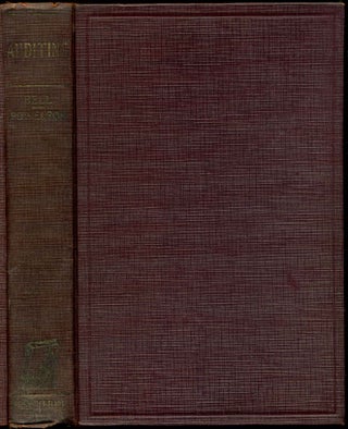 Item #014977 AUDITING. First edition. William H. Bell