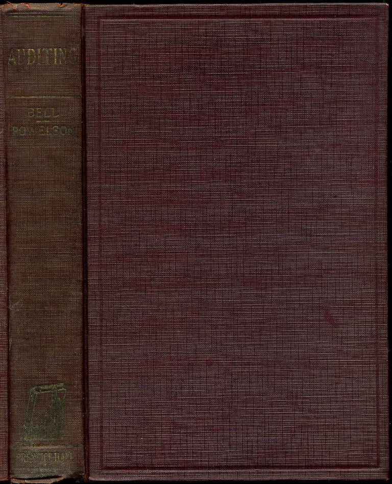 Item #014977 AUDITING. First edition. William H. Bell.