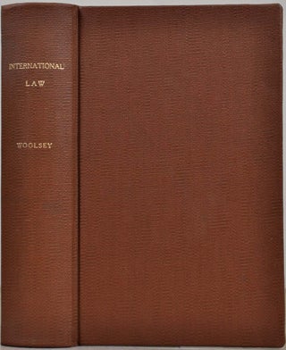 Item #015012 INTRODUCTION TO INTERNATIONAL LAW. Designed as An Aid In Teaching, and in Historical...