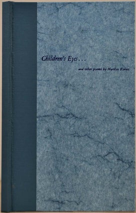 Item #015531 CHILDREN'S EYES...and Other Poems by Marilyn Koretz. Marilyn Koretz