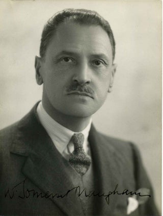 Photograph signed by William Somerset Maugham (1874-1965) and a short letter handwritten and signed by William Somerset Maugham.