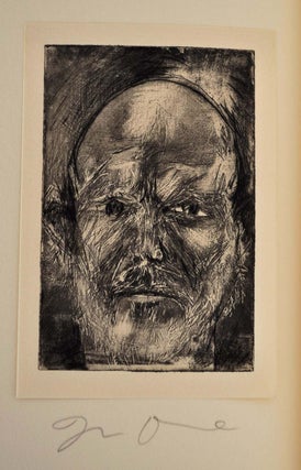 DIARY OF A NON-DEFLECTOR. Selected poems by Jim Dine. Signed and limited edition with an original etching.