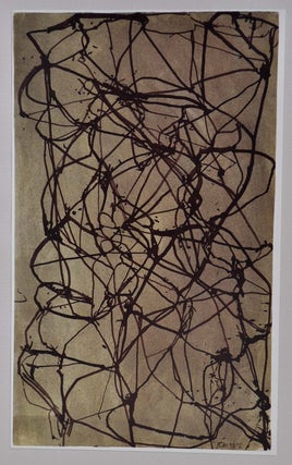BRICE MARDEN RECENT DRAWINGS AND ETCHINGS. Signed and limited edition.